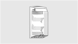 M13FP-TR1-262 (WHITE) LOW PROFILE       